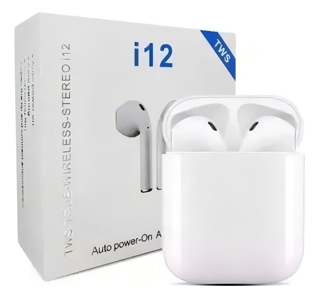 Audífonos Inalámbricos i12 bluetooth manos libres - Generico