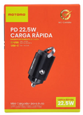 Cargador Auto Dual Usb-a Usb-c Pd22.5w Motomo carga rápida