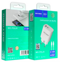 Cargador Rápido Motomo Mo-l20 20w + Cable Para Lightning