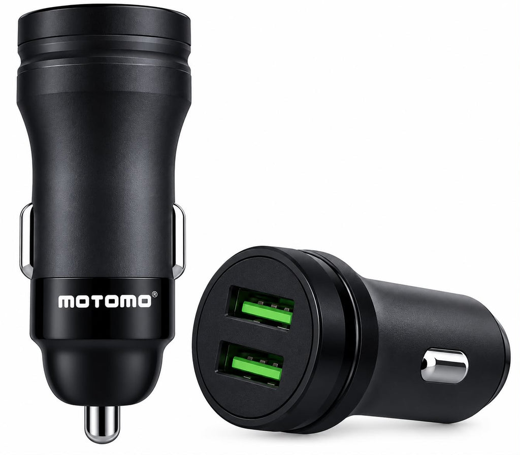Cargador De Auto 2 Usb 2.4A  Motomo 2991